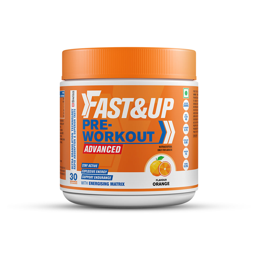 Pre-Workout for Explosive Energy - Orange