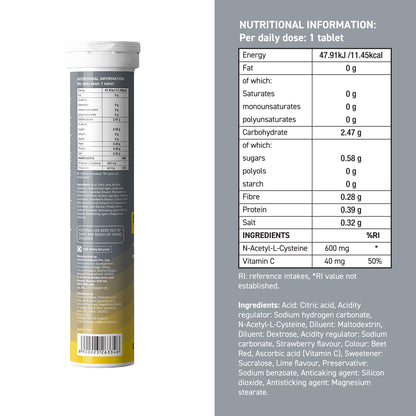 Fast&Up NAC Detox For Respiratory & Lung Health - Pack of 6