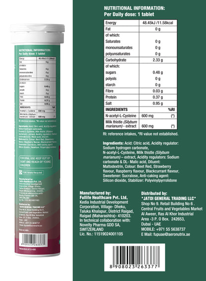 Daily Liver Cleanser with Milk Thistle + NAC - Mixed Berry - Pack of 3