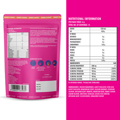 Fast&Up Creatine + Electrolytes For Strength & Hydration | Zero Sugar - Pack of 3