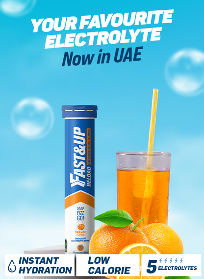 Reload for Hydration Electrolyte Supplement - Orange - Pack of 6