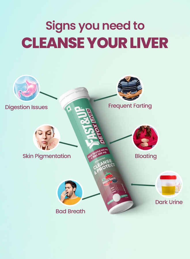 Daily Liver Cleanser with Milk Thistle + NAC - Mixed Berry - Pack of 3