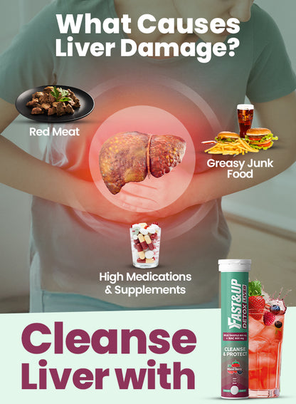 Daily Liver Cleanser with Milk Thistle + NAC - Mixed Berry - Pack of 3