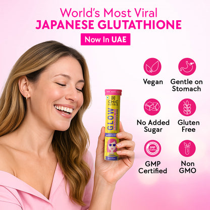 Japanese Glutathione & Vit. C for skin radiance & even tone - Blackcurrant