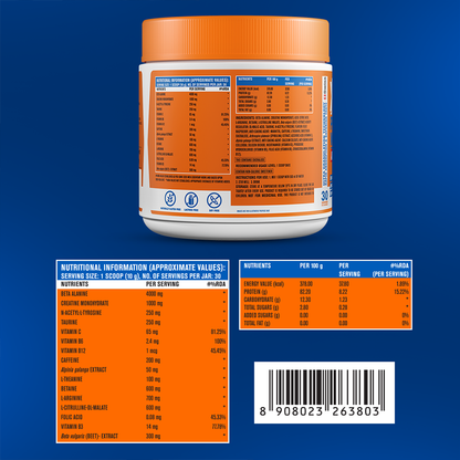 Pre-Workout for Explosive Energy - Purple Raspberry