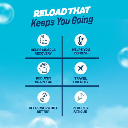 Reload for Hydration Electrolyte Supplement - Lemon & Lime - Pack of 3