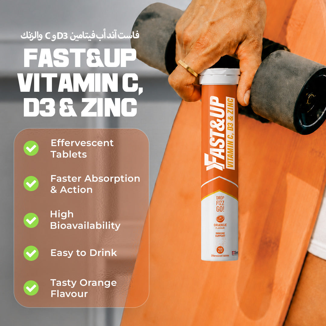 Vitamin C, D3, Zinc - Complete Immunity Support - Pack of 6