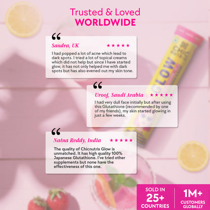 Japanese Glutathione & Vit. C for skin radiance & even tone - Pack of 3