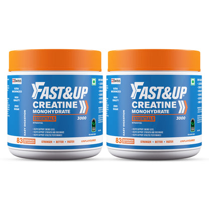 Creatine Monohydrate Micronised - Stamina & Endurance - Pack of 2