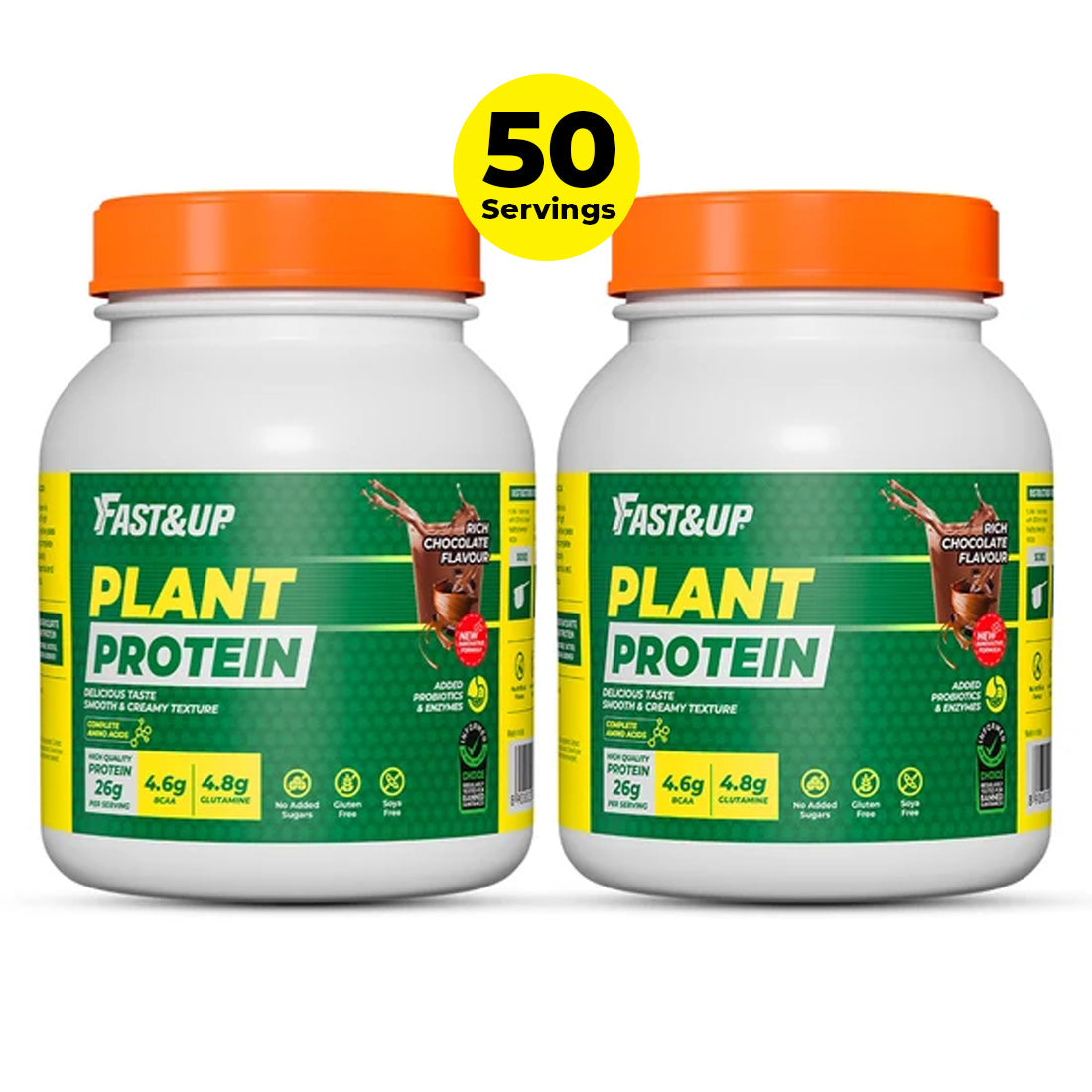 Plant Protein - 26 G Protein - Rich Chocolate - Pack of 2