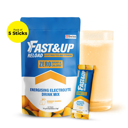 Reload - Zero Sugar Instant Hydration Sticks | Pack of 5 - Mango Samba