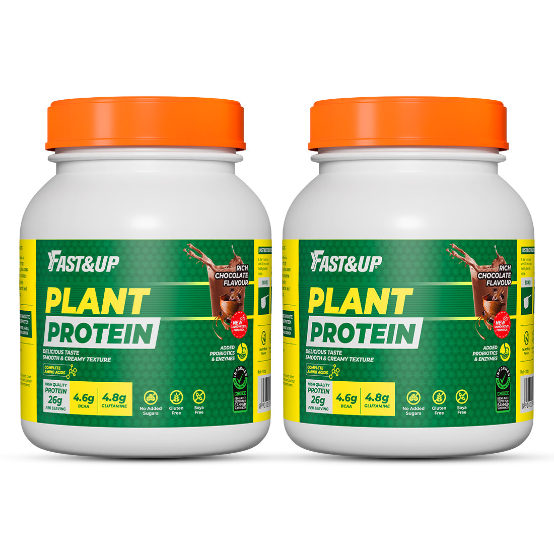 Plant Protein - 26 G Protein - Rich Chocolate - Pack of 2