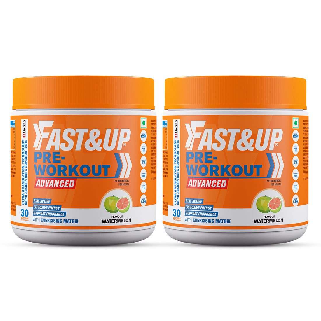 Pre-Workout for Explosive Energy - Watermelon - Pack of 2