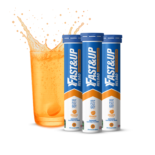 Reload for Hydration Electrolyte Supplement - Orange - Pack of 3