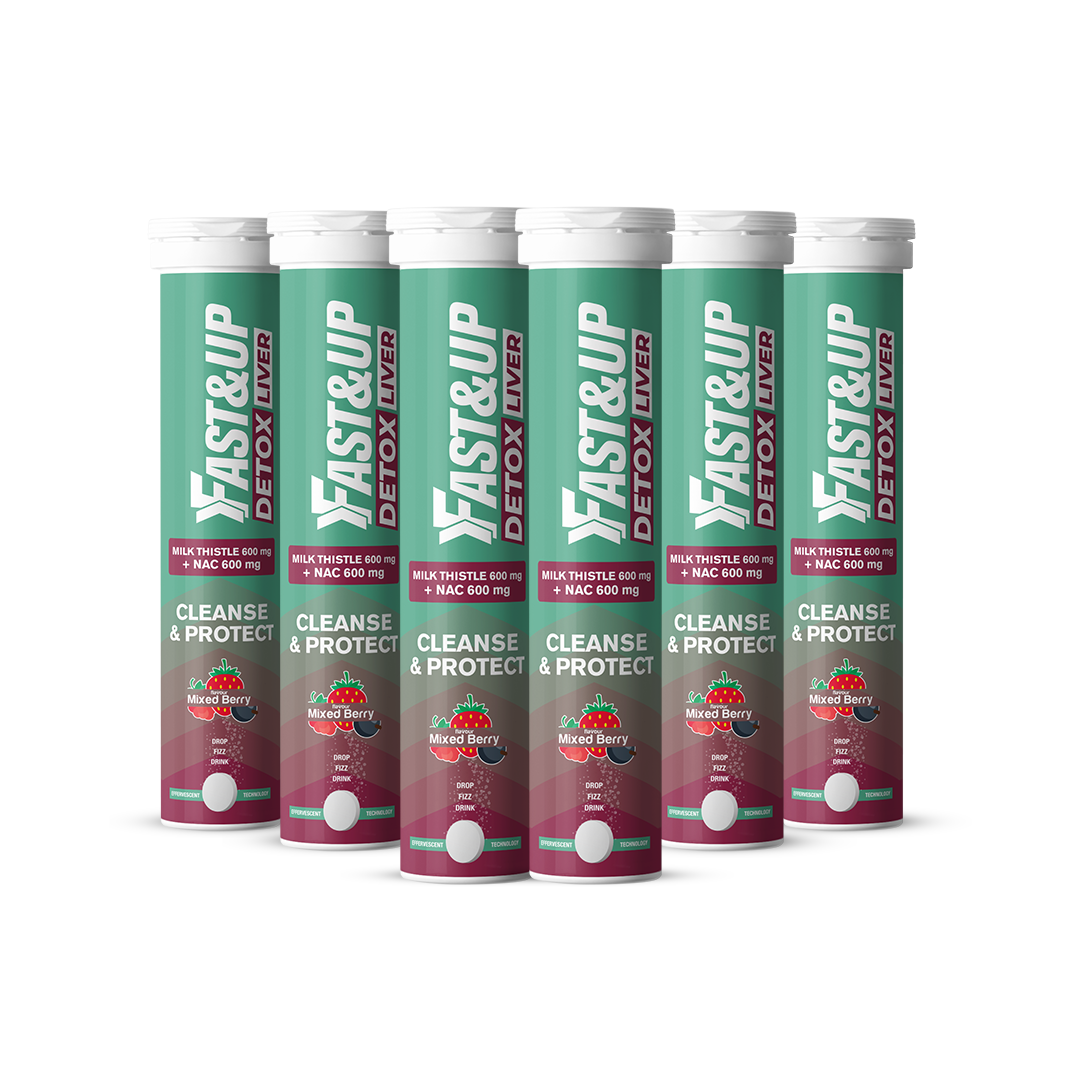 Daily Liver Cleanser with Milk Thistle + NAC - Mixed Berry - Pack of 6