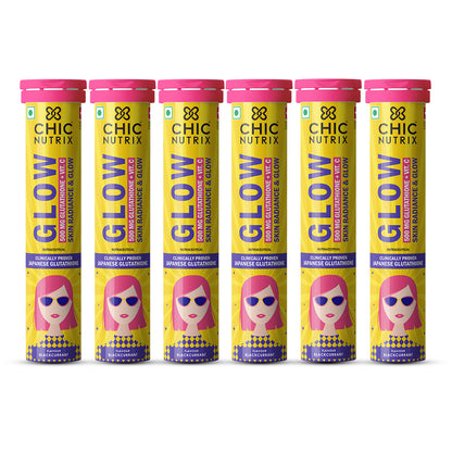 Japanese Glutathione & Vit. C for skin radiance & even tone - Blackcurrant - Pack of 6