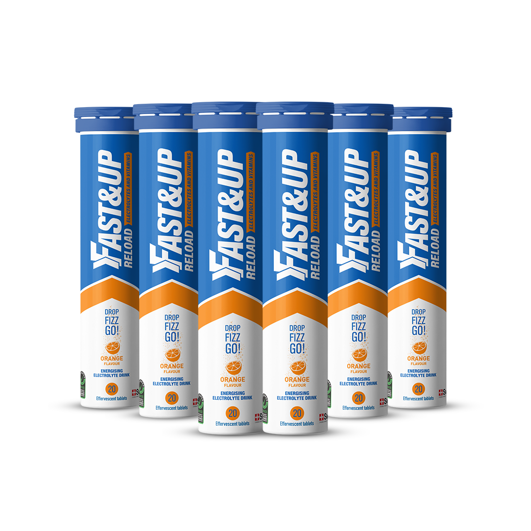 Reload for Hydration Electrolyte Supplement - Orange - Pack of 6