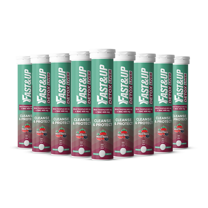 Daily Liver Cleanser with Milk Thistle + NAC - Mixed Berry - Pack of 9