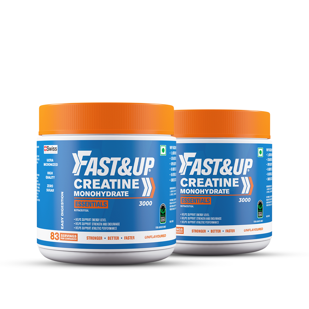 Creatine Monohydrate Micronised - Stamina & Endurance - Pack of 2