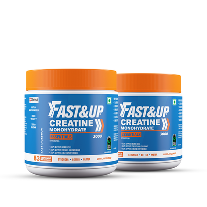 Creatine Monohydrate Micronised - Stamina & Endurance - Pack of 2