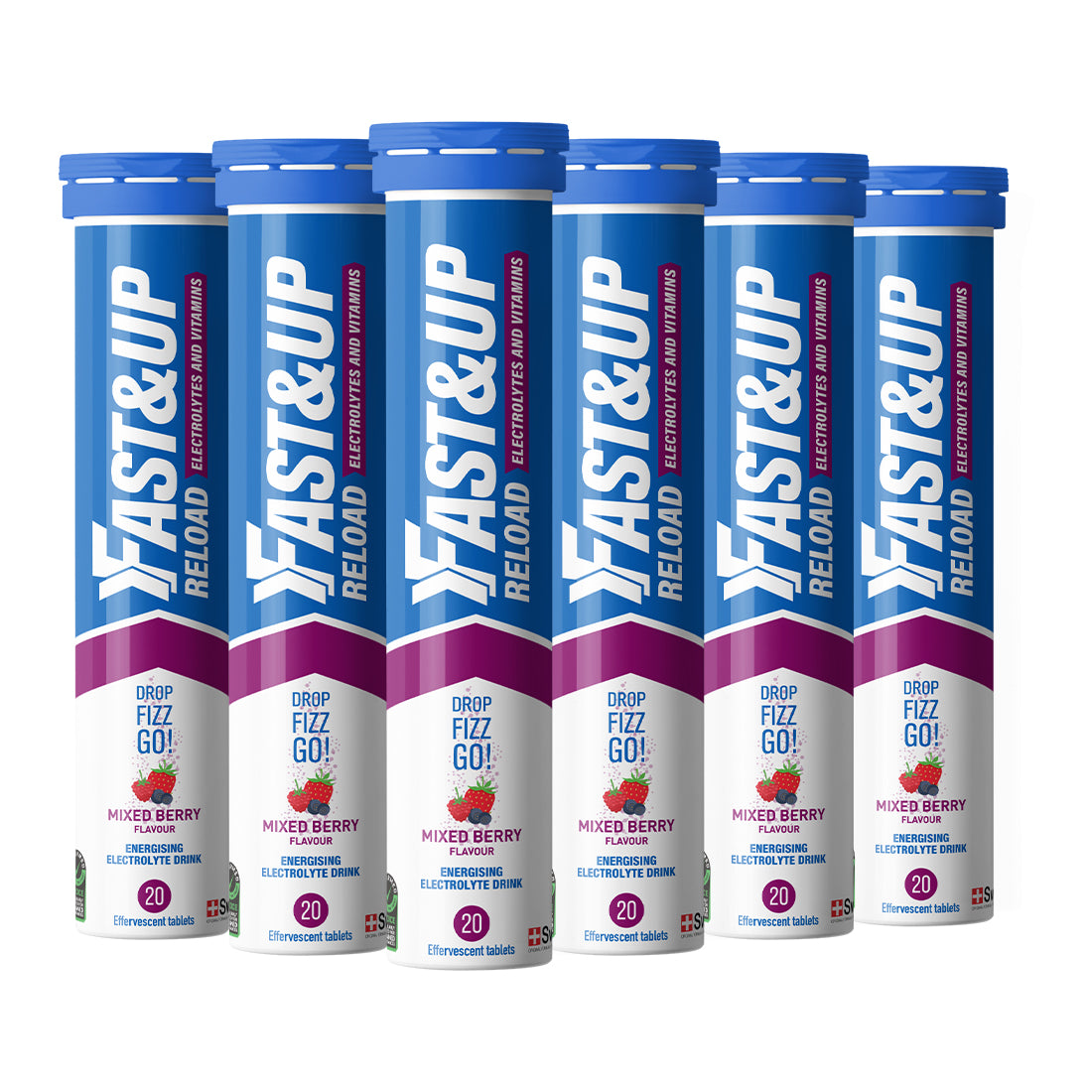 Reload for Instant Hydration - Pack of 6 - Mixed Berry